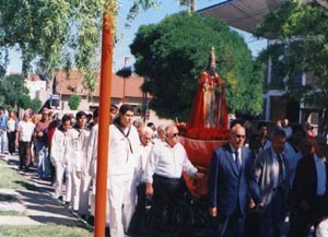 San Silverio en Ingeniero White, puerto de Bahia Blanca, Argentina.
