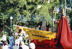 San Silverio en Ingeniero White, puerto de Bahia Blanca, Argentina.
